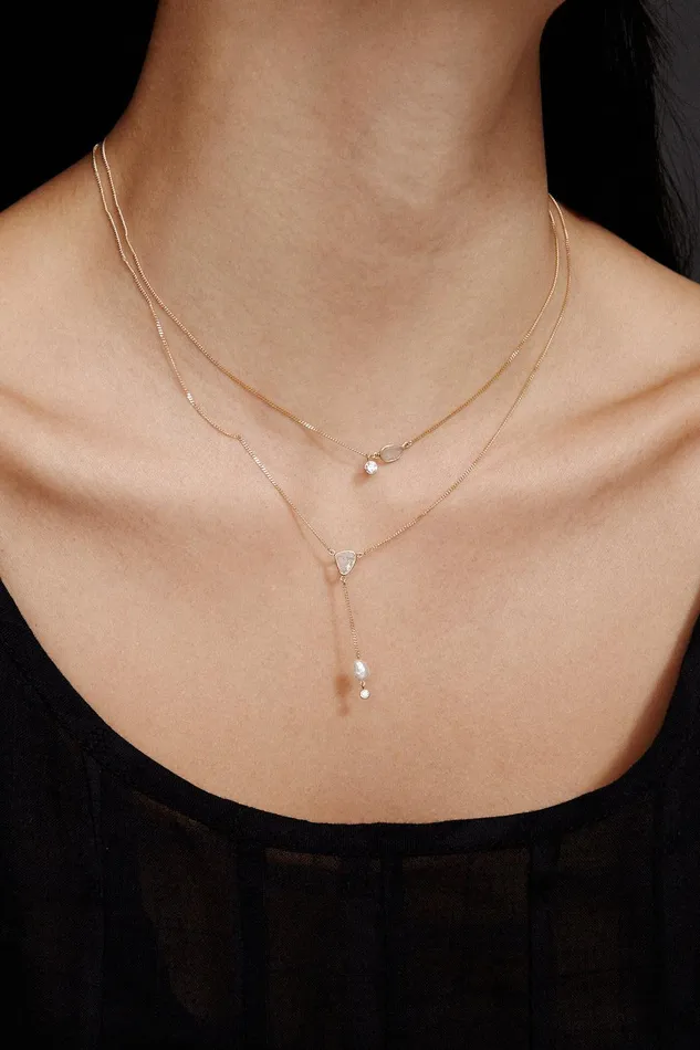 14k Annalise Necklace Yellow Gold Women Chan Luu Necklaces