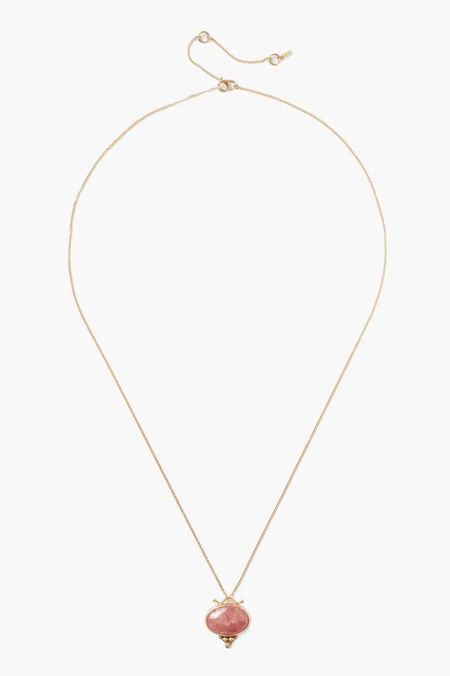 14k Rhodochrosite Nile Necklace Women Chan Luu 14k Fine