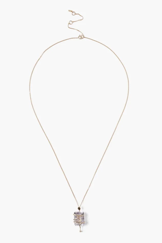 14k Serpent Necklace Green Amethyst Women Chan Luu 14k Fine