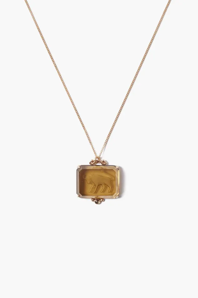 14k Taurus Zodiac Necklace Women Chan Luu 14k Fine