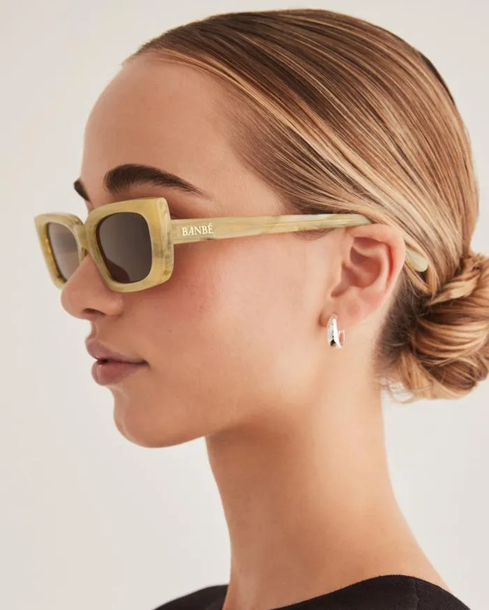 Accessories Billini Banb Eyewear THE BUNDCHEN BLONDE SWIRLCHOCOLATE