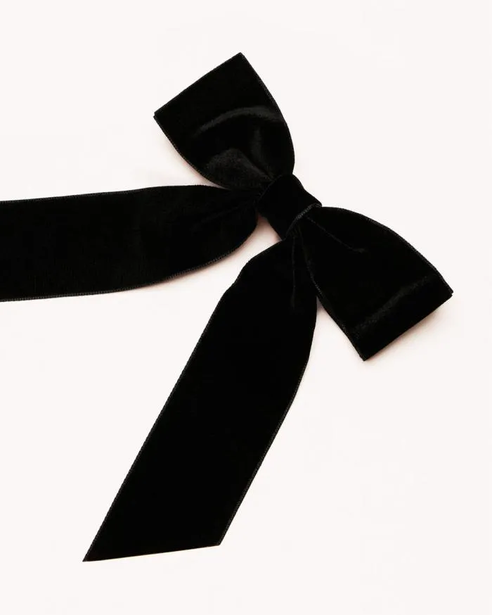 Accessories Billini Hair Accessories WINSLET BOW BLACK VELVET