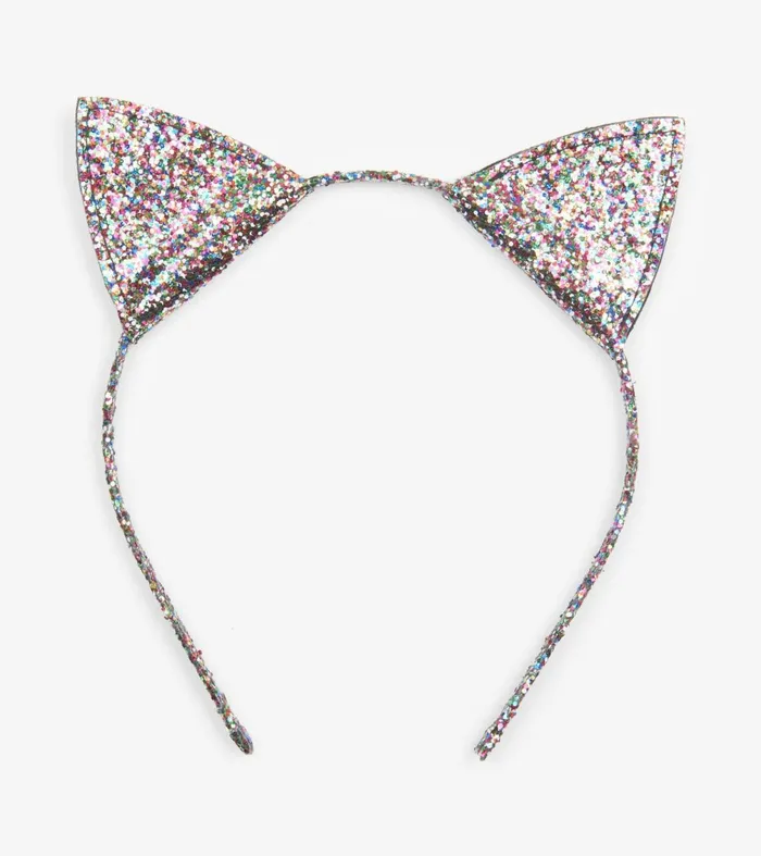 Accessories Girls Hatley Glitter Kitty Ears Headband