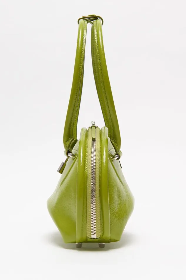 Acne Studios Bowlina Mini Shoulder Bag Lime Green Women Bags Acne Studios Bowlina Mini Shoulder Bag Lime Green Women Bags