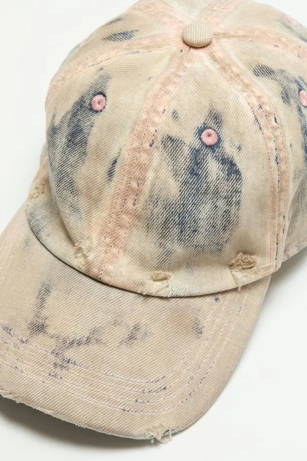 Acne Studios Cap Coated Denim Dirty Blueaqua Blue Men Hats Acne Studios Cap Coated Denim Dirty Blueaqua Blue Men Hats