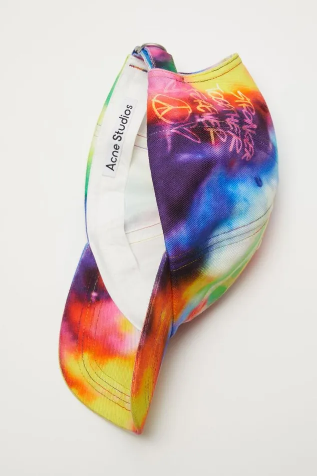 Acne Studios Cap Stronger Together Forever Multicolor Women Hats