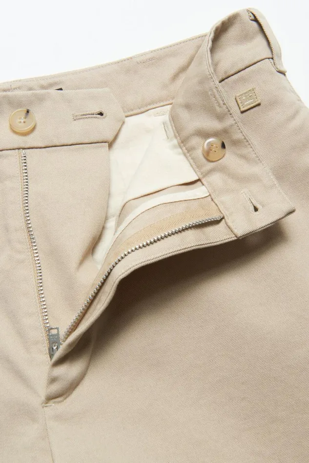 Acne Studios Chino Twill Trousers Sand Beige Men Trousers Acne Studios Chino Twill Trousers Sand Beige Men Trousers
