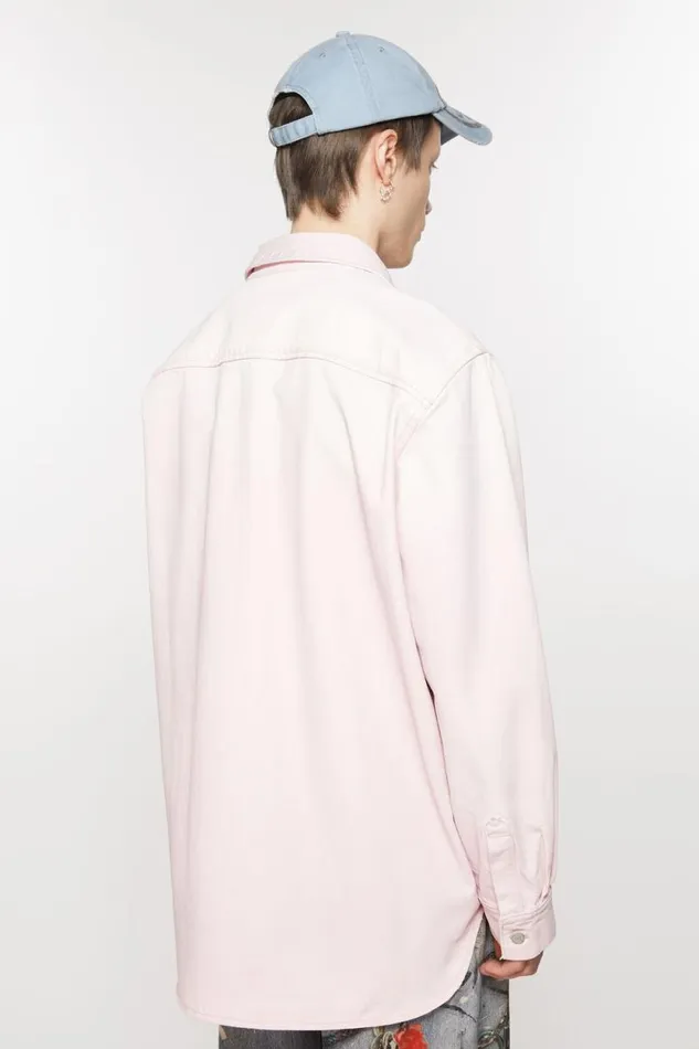 Acne Studios Denim Buttonup Shirt 8211 Relaxed Fit Pale Pink Women Shirts and Blouses Acne Studios Denim Buttonup Shirt 8211 Relaxed Fit Pale Pink Women Shirts and Blouses
