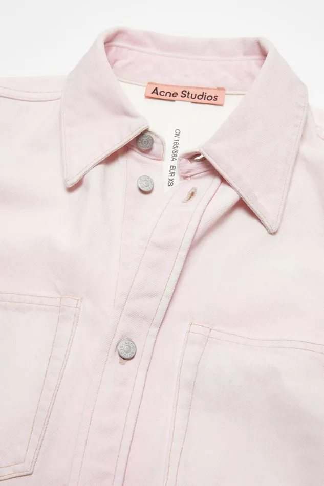 Acne Studios Denim Buttonup Shirt 8211 Relaxed Fit Pale Pink Women Shirts and Blouses Acne Studios Denim Buttonup Shirt 8211 Relaxed Fit Pale Pink Women Shirts and Blouses