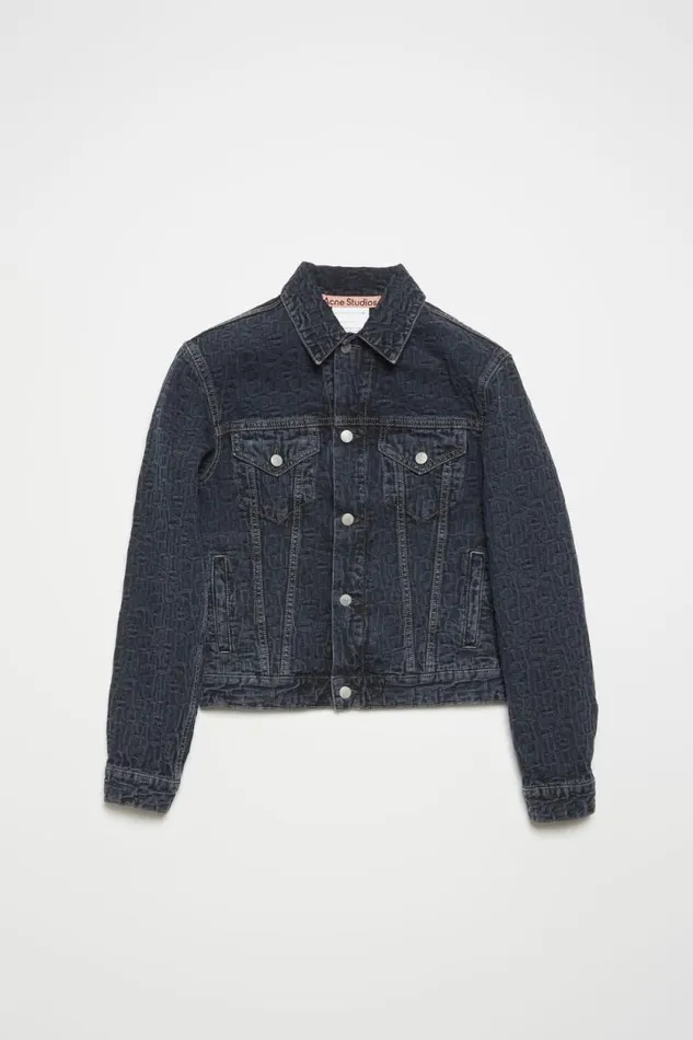 Acne Studios Denim Jacket 8211 Regular Cropped Fit Blueblack Men Outerwear Acne Studios Denim Jacket 8211 Regular Cropped Fit Blueblack Men Outerwear