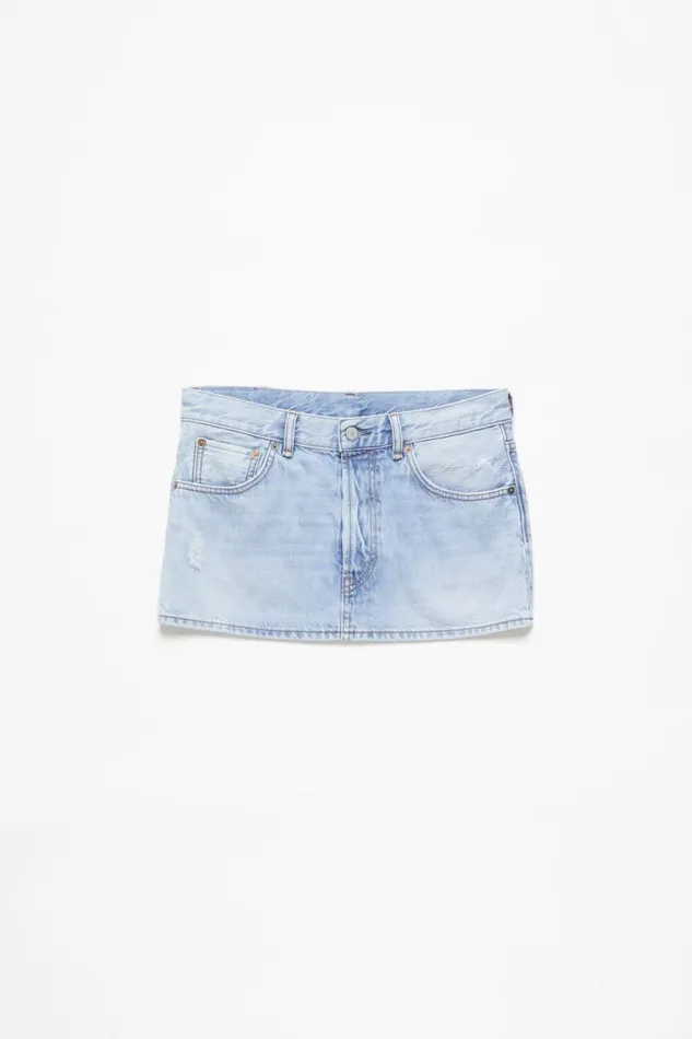 Acne Studios Denim Skirt Light Blue Women Skirts Acne Studios Denim Skirt Light Blue Women Skirts