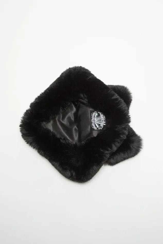 Acne Studios Fluffy Bow Hat Black Men Hats Acne Studios Fluffy Bow Hat Black Men Hats