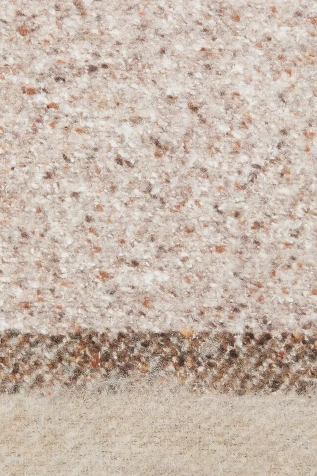 Acne Studios Fringed Scarf Logo Brownbeige Men Scarves Acne Studios Fringed Scarf Logo Brownbeige Men Scarves