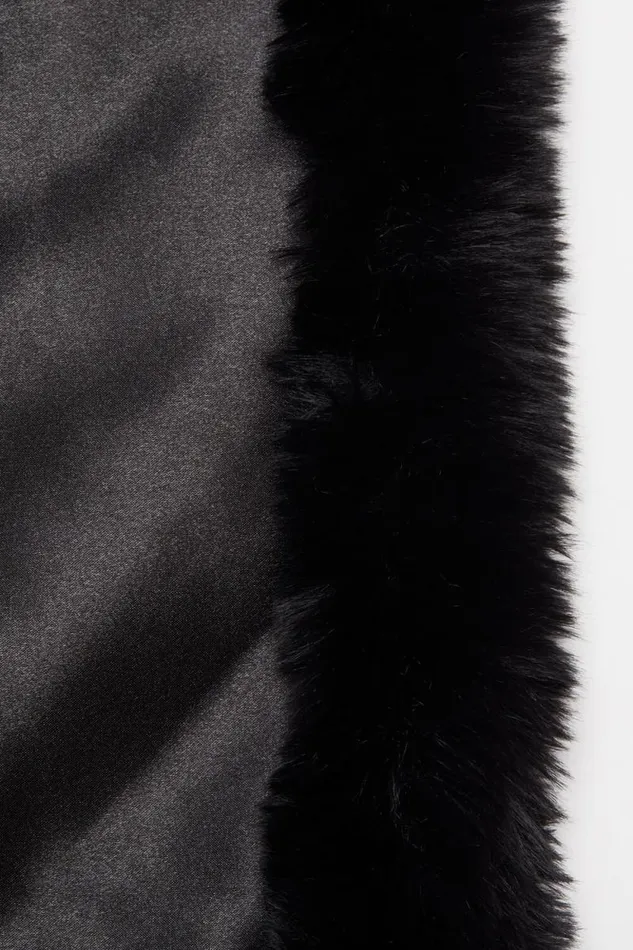 Acne Studios Furry Scarf Black Men Scarves Acne Studios Furry Scarf Black Men Scarves