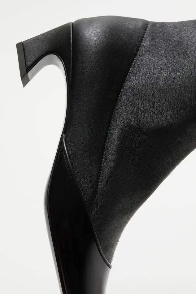 Acne Studios Heeled Ankle Boots Black Women Shoes
