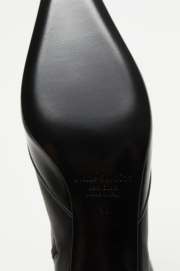 Acne Studios Heeled Ankle Boots Black Women Shoes