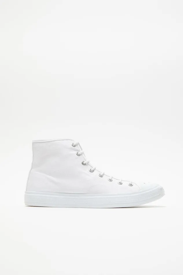 Acne Studios High Top Sneakers Optic White Men Shoes