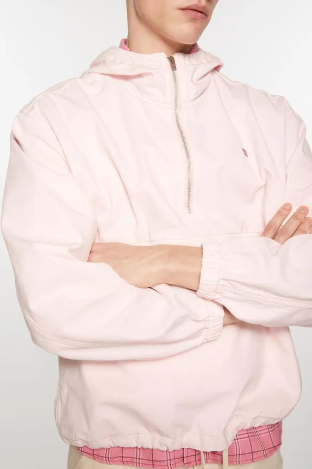 Acne Studios Hooded Jacket Pink Women Outerwear