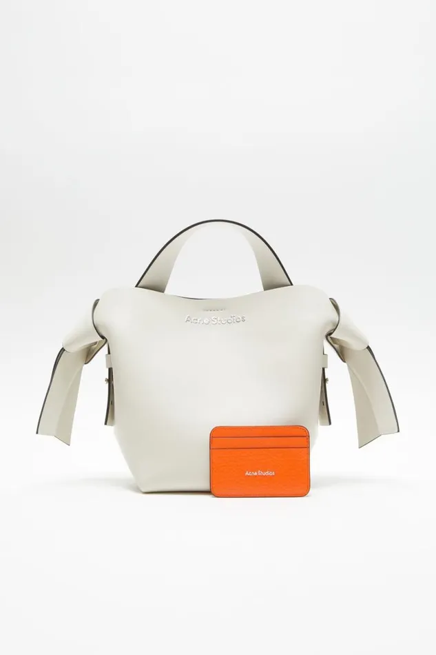 Acne Studios Leather Card Holder Bright Orange Men Small Leather Goods Acne Studios Leather Card Holder Bright Orange Men Small Leather Goods
