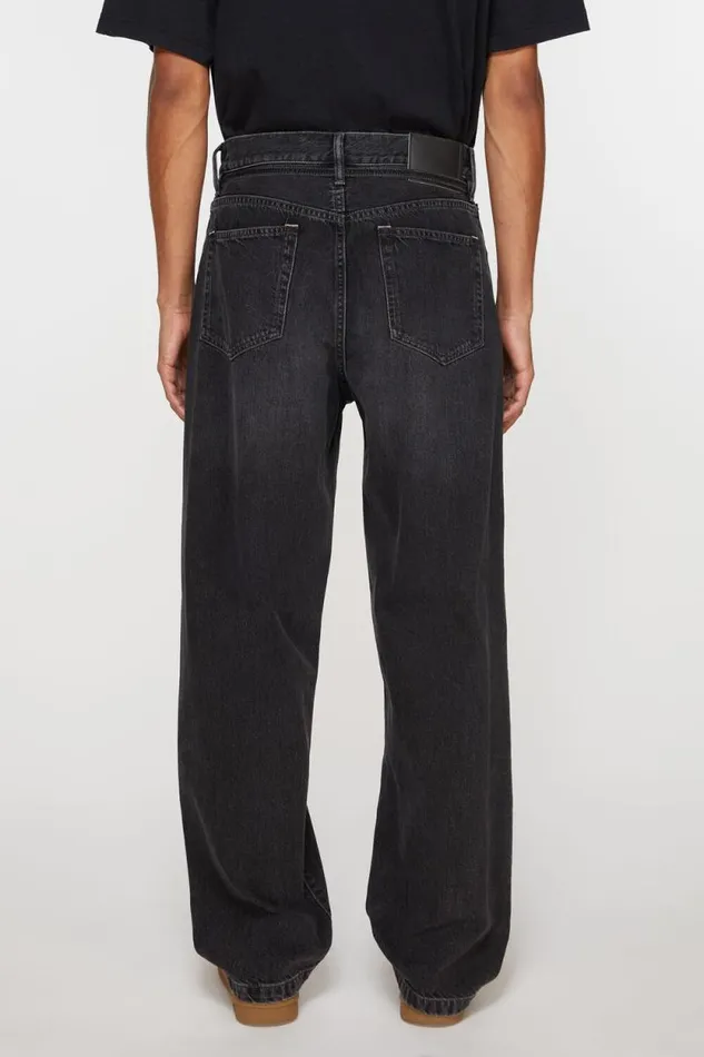 Acne Studios Loose Fit Jeans 8211 1991 Toj Black Men Jeans
