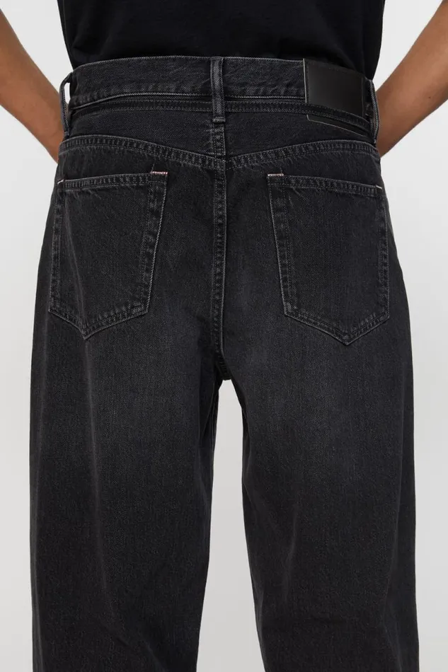 Acne Studios Loose Fit Jeans 8211 1991 Toj Black Men Jeans