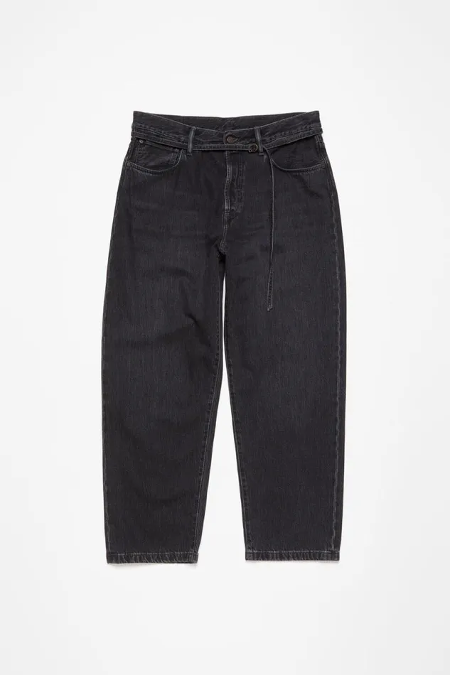 Acne Studios Loose Fit Jeans 8211 1991 Toj Black Men Jeans