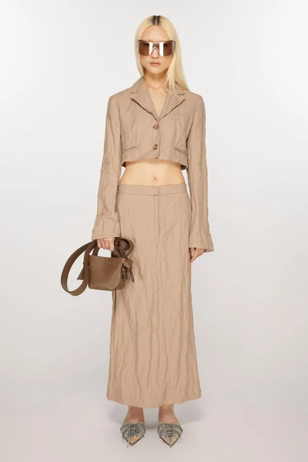 Acne Studios Musubi Micro Tote Camel Brown Women Bags Acne Studios Musubi Micro Tote Camel Brown Women Bags