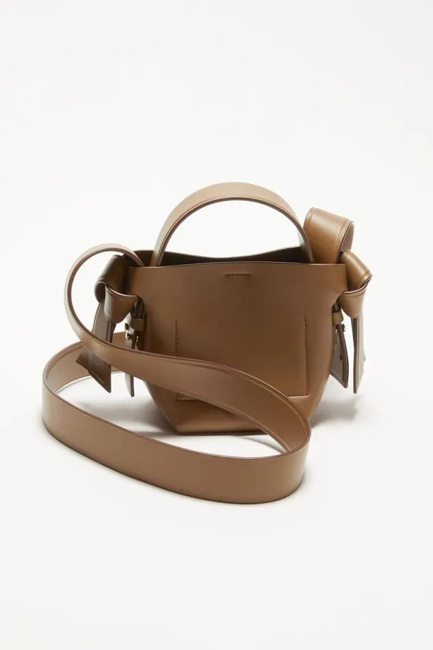 Acne Studios Musubi Micro Tote Camel Brown Women Bags Acne Studios Musubi Micro Tote Camel Brown Women Bags