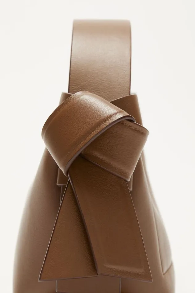 Acne Studios Musubi Micro Tote Camel Brown Women Bags Acne Studios Musubi Micro Tote Camel Brown Women Bags
