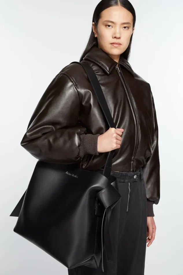 Acne Studios Musubi Midi Shoulder Bag Black Men Bags