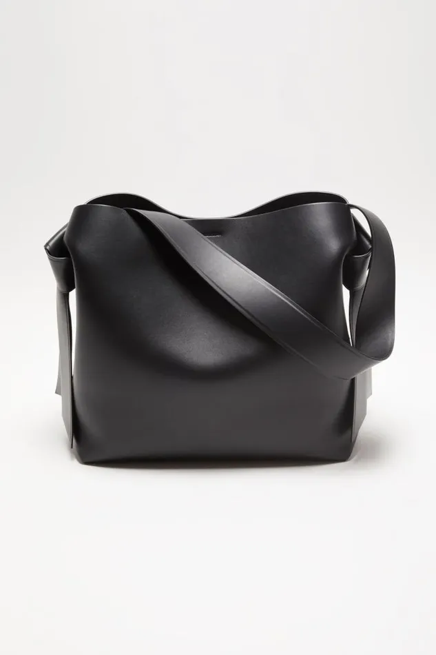 Acne Studios Musubi Midi Shoulder Bag Black Men Bags