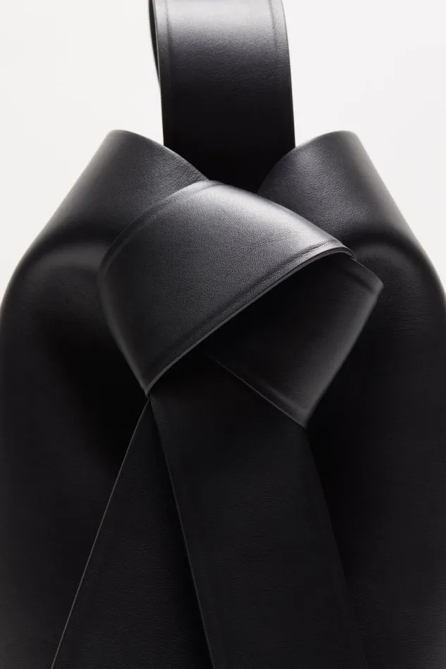 Acne Studios Musubi Midi Shoulder Bag Black Men Bags