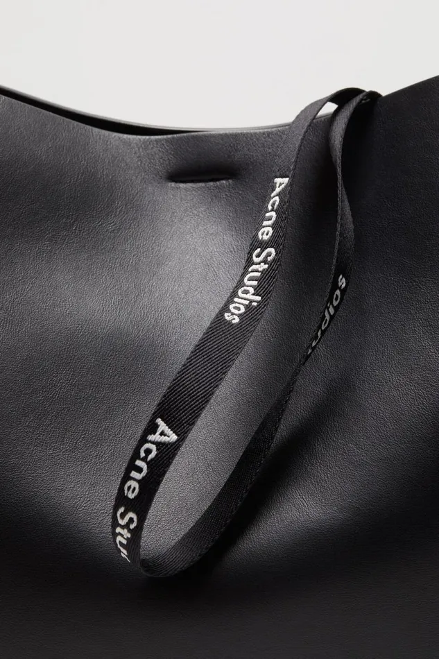 Acne Studios Musubi Midi Shoulder Bag Black Men Bags