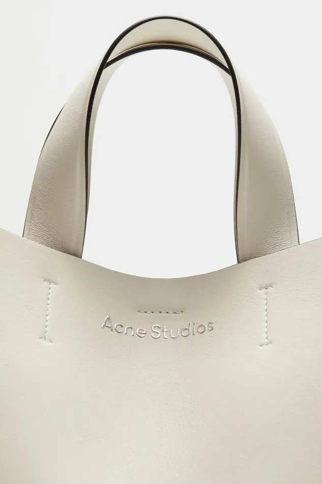 Acne Studios Musubi Midi Tote Whiteblack Men Bags