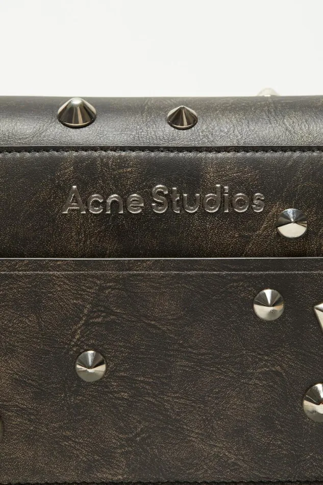 Acne Studios Musubi Shoulder Bag Dark Brown Women Bags