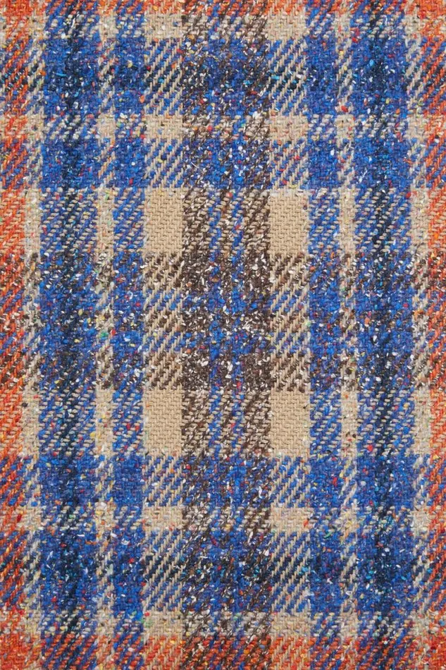 Acne Studios Plaid Fringe Scarf Beigeblue Men Scarves Acne Studios Plaid Fringe Scarf Beigeblue Men Scarves