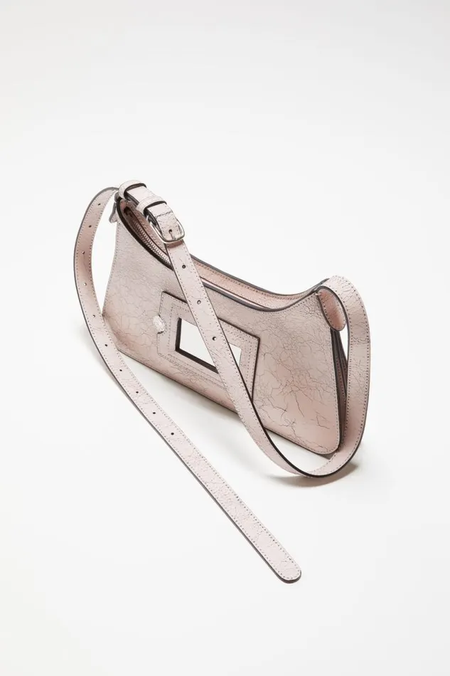 Acne Studios Platt Mini Shoulder Bag Pastel Pink Women Bags Acne Studios Platt Mini Shoulder Bag Pastel Pink Women Bags