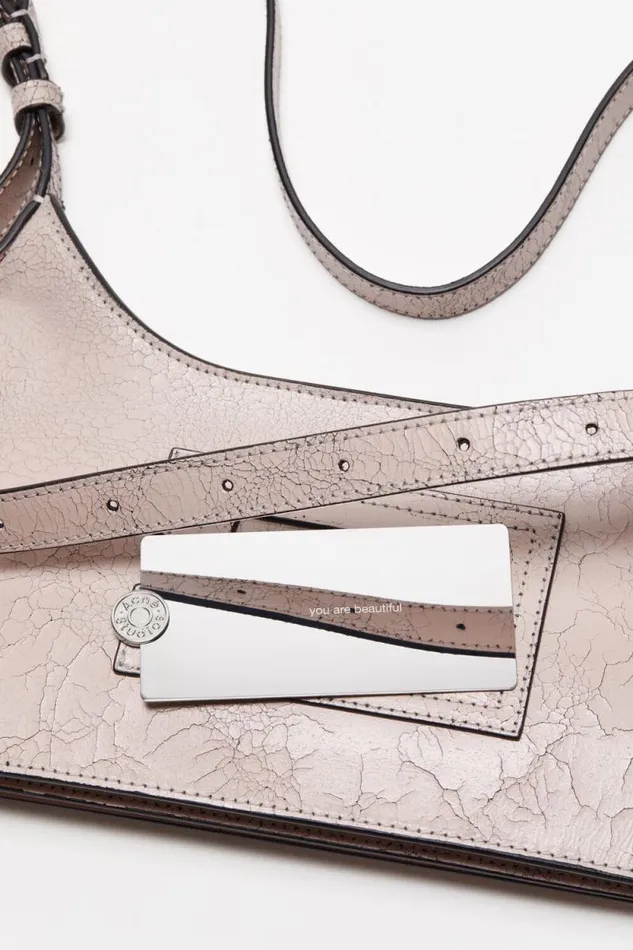 Acne Studios Platt Mini Shoulder Bag Pastel Pink Women Bags Acne Studios Platt Mini Shoulder Bag Pastel Pink Women Bags