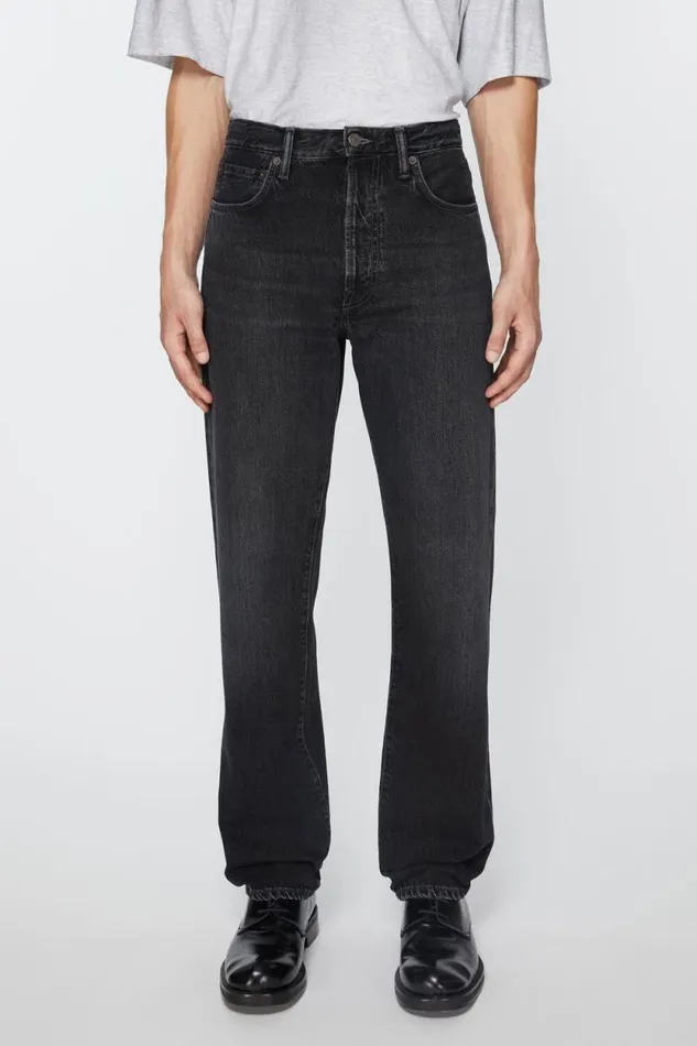 Acne Studios Regular Fit Jeans 8211 1996 Black Men Jeans