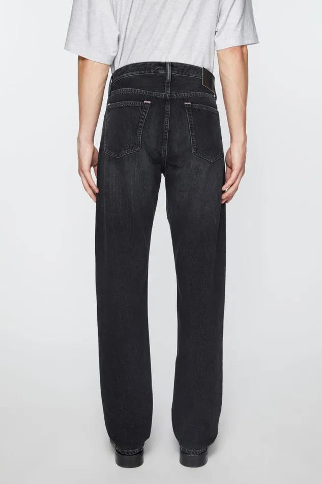 Acne Studios Regular Fit Jeans 8211 1996 Black Men Jeans Acne Studios Regular Fit Jeans 8211 1996 Black Men Jeans