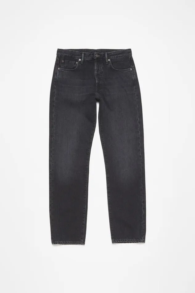 Acne Studios Regular Fit Jeans 8211 1996 Black Men Jeans Acne Studios Regular Fit Jeans 8211 1996 Black Men Jeans