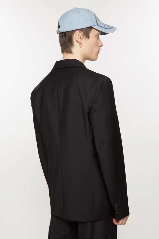 Acne Studios Regular Fit Suit Jacket Black Men Suit Jackets