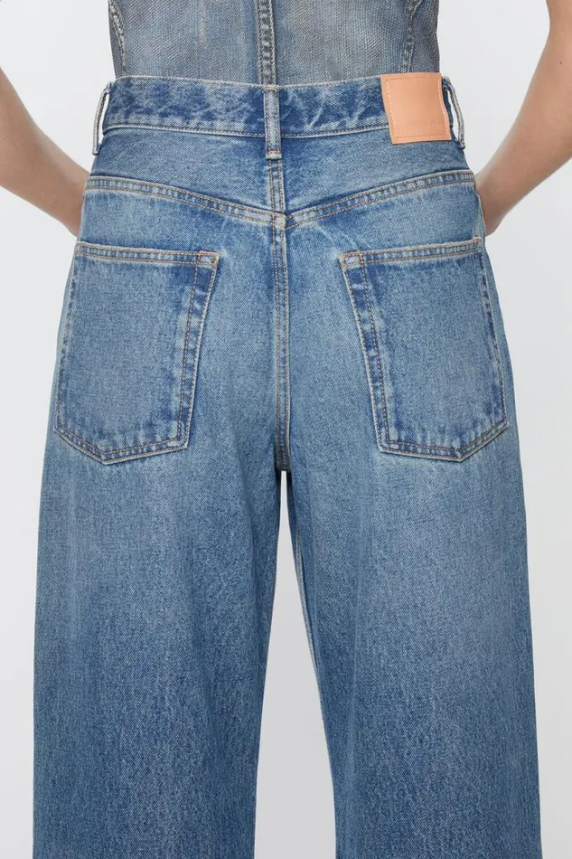 Acne Studios Relaxed Fit Jeans 8211 2022F Mid Blue Women Jeans