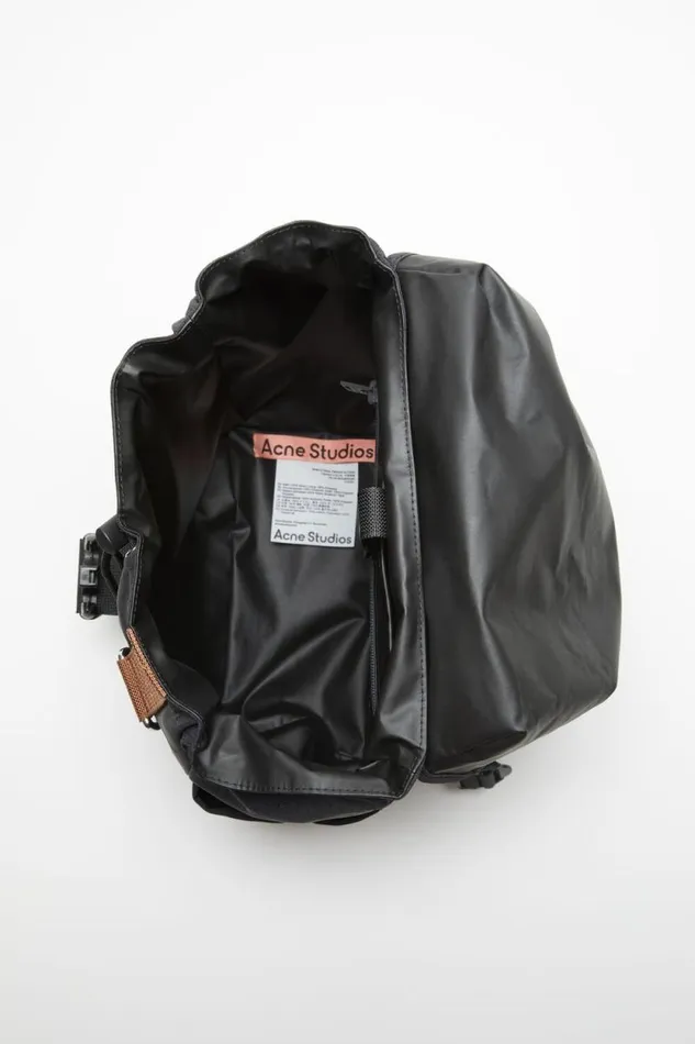 Acne Studios Ripstop Nylon Backpack Black Women Bags Acne Studios Ripstop Nylon Backpack Black Women Bags