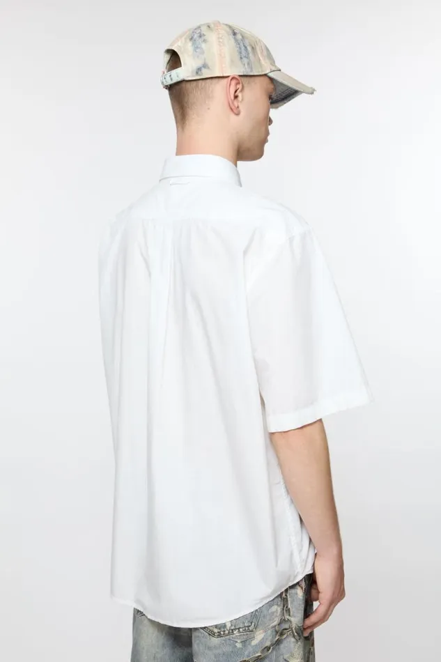 Acne Studios Short Sleeve Buttonup Shirt White Men Shirts Acne Studios Short Sleeve Buttonup Shirt White Men Shirts