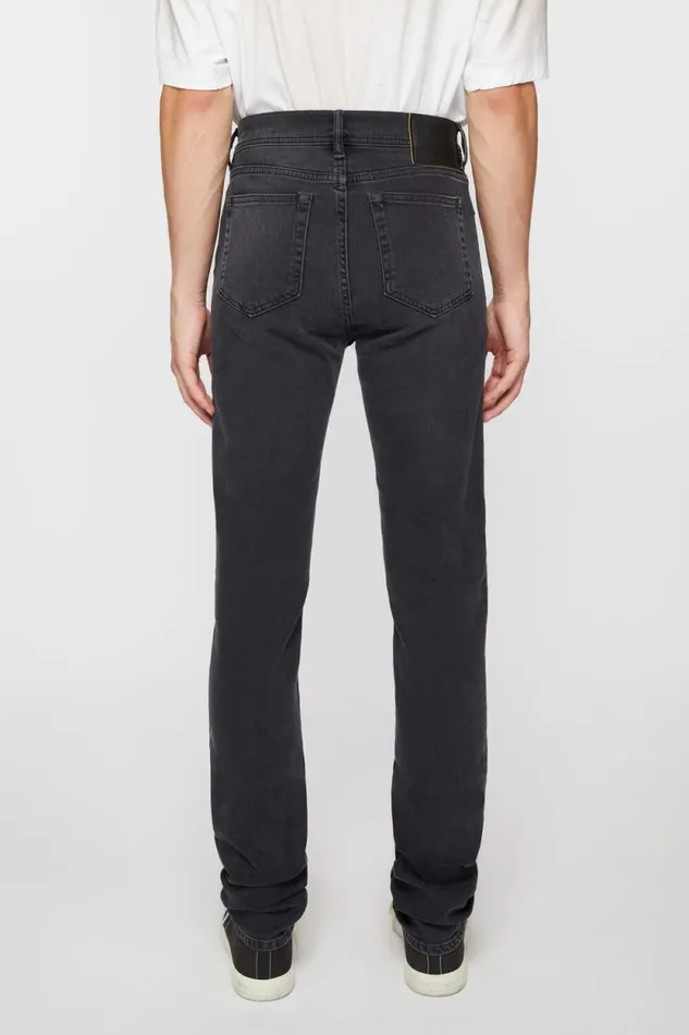 Acne Studios Skinny Fit Jeans 8211 North Used Black Men Jeans