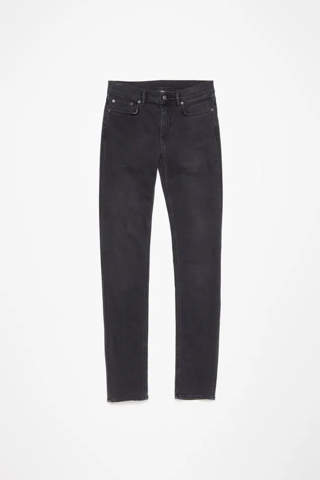 Acne Studios Skinny Fit Jeans 8211 North Used Black Men Jeans
