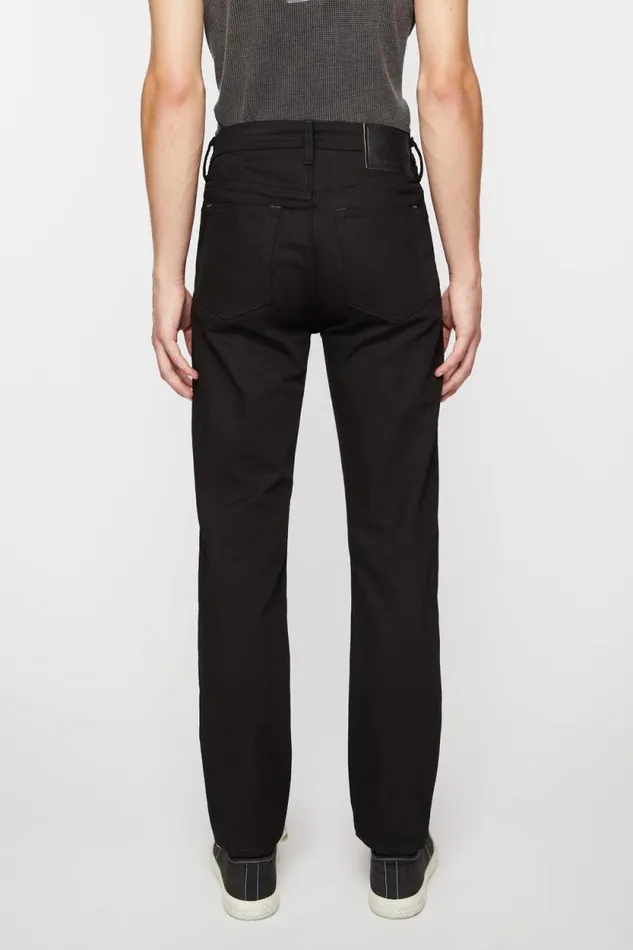 Acne Studios Slim Fit Jeans 8211 River Stay Black Men Jeans Acne Studios Slim Fit Jeans 8211 River Stay Black Men Jeans