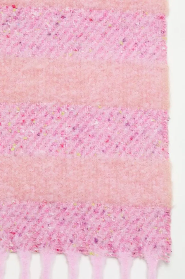 Acne Studios Stripe Alpaca Scarf 8211 Narrow Bright Pinkold Pink Women Scarves Acne Studios Stripe Alpaca Scarf 8211 Narrow Bright Pinkold Pink Women Scarves