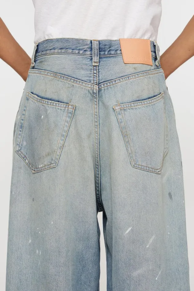 Acne Studios Super Baggy Fit Jeans 8211 2023M Light Blue Men Jeans Acne Studios Super Baggy Fit Jeans 8211 2023M Light Blue Men Jeans